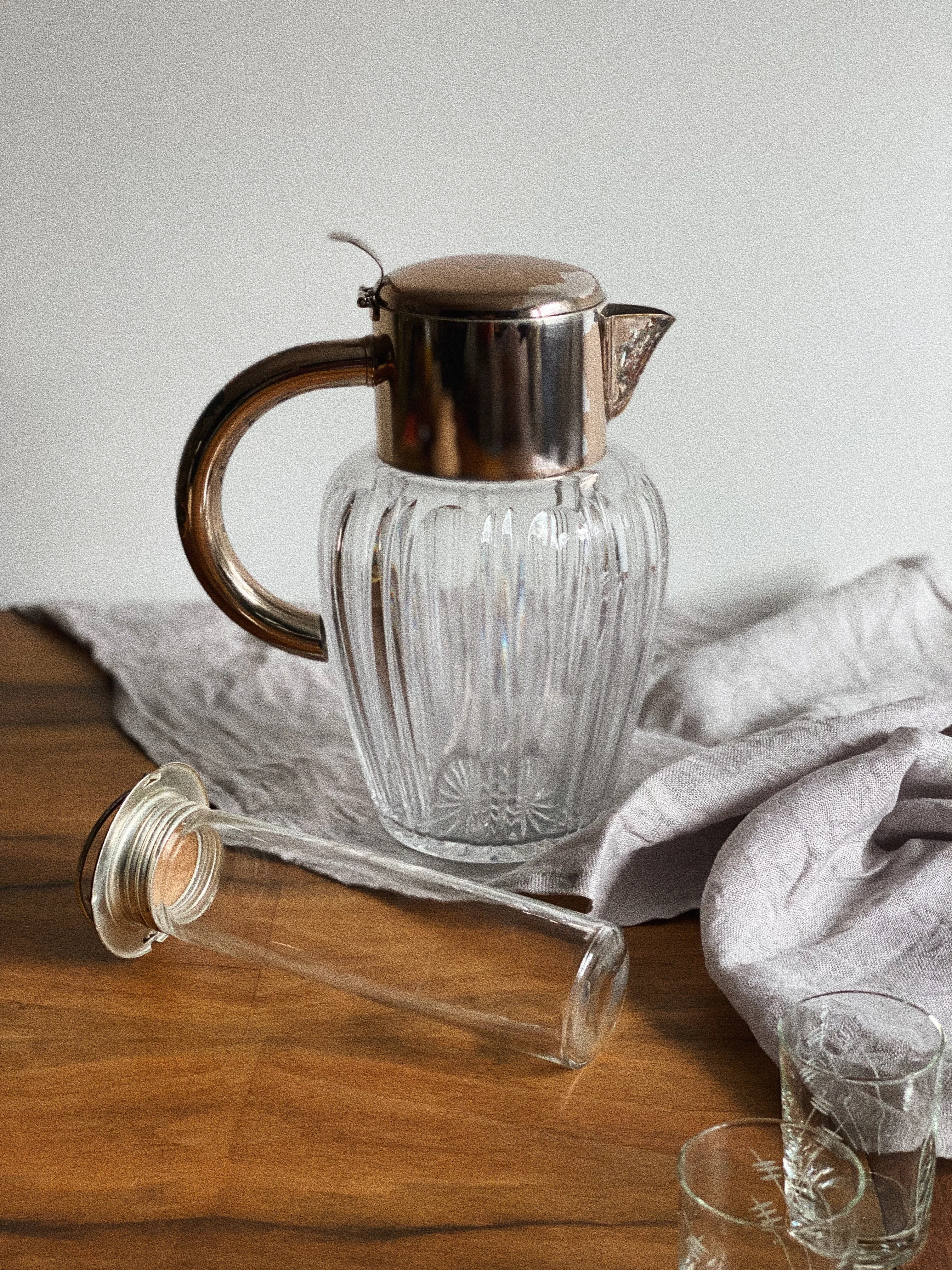 Kryształowy dzban HKE Hans Knbel Esslingen Vintage / do zimnych napojów